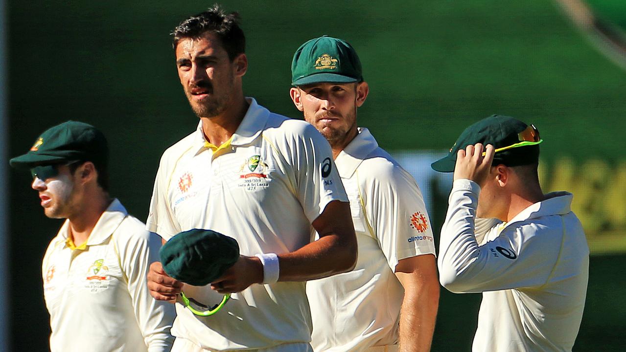 Mitchell Starc had Virat Kohli dropped by Tim Paine late in the day. 
