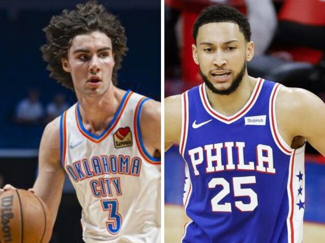 Josh Giddey wants to play with Ben Simmons.