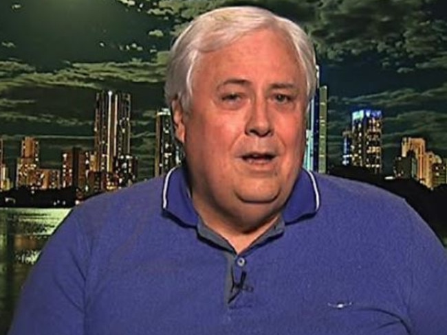 Clive Palmer Defends Actions In Trainwreck Abc Interview The Courier Mail 