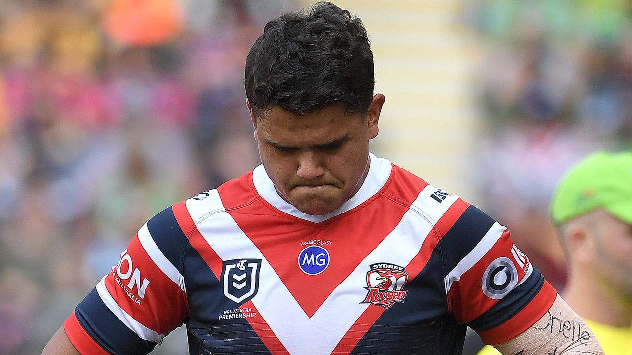 Latrell Mitchell is yet to be granted a release by the Roosters.