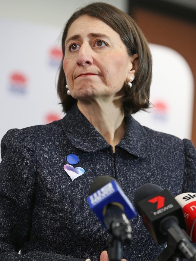 NSW Premier Gladys Berejiklian. Picture: Richard Dobson