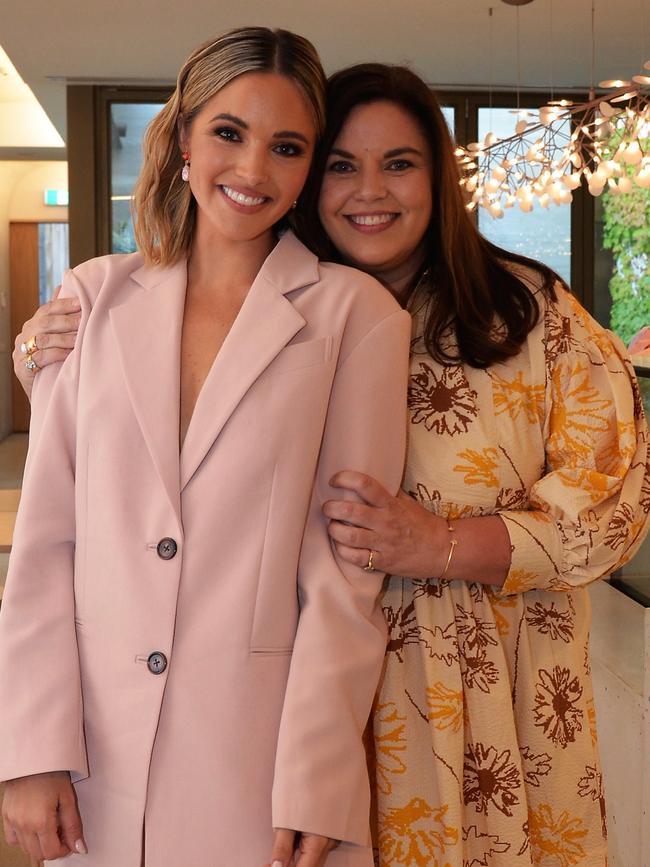 Olivia with her mum Nicole Klemich at the launch of her book Find Your Light in Armadale on Tuesday, November 30, 2021. Picture: Fiona Byrne/Supplied