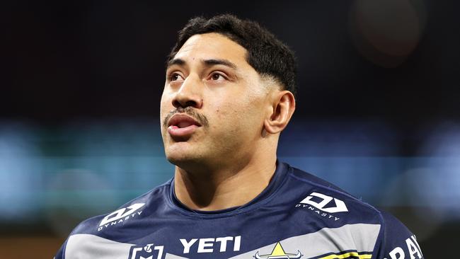 Jason Taumalolo appears on the outer at the Cowboys. (Photo by Hannah Peters/Getty Images)