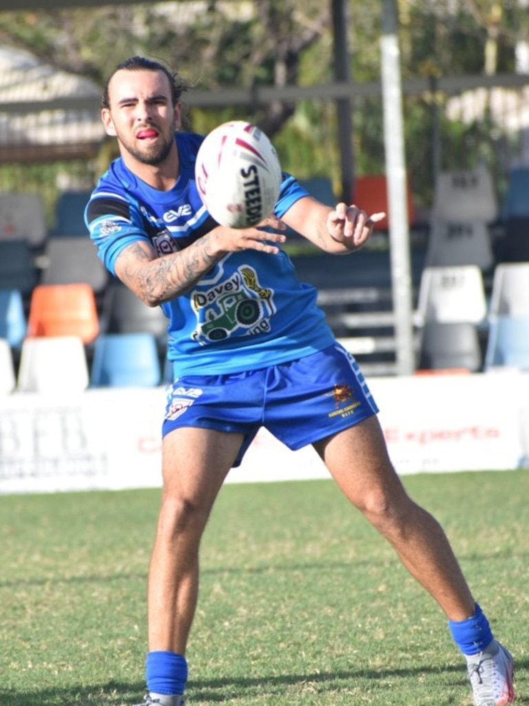 Rockhampton Rugby League A-grade men, Round 2, Yeppoon Seagulls versus Norths Chargers, Browne Park, April 10, 2022.