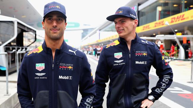 Ricciardo supported Hamilton’s belief Max Verstappen was in the wrong in Bahrain.