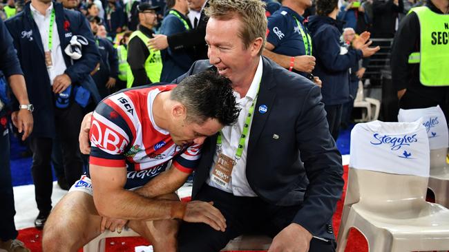 Cronk has nothing but praise for his coach. Image: NRL