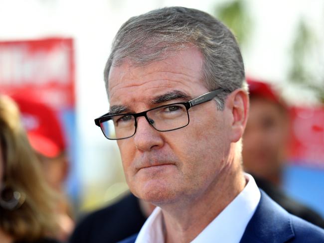 Michael Daley faces the media yesterday. Picture: AAP