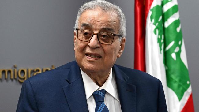 Senator Wong also met with Lebanese counterpart Abdallah Bou Habib. Picture: AFP