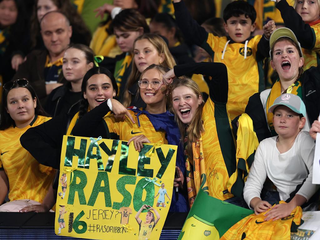 A huge crowd tuned out to Stadium Australia. Picture: Getty Images