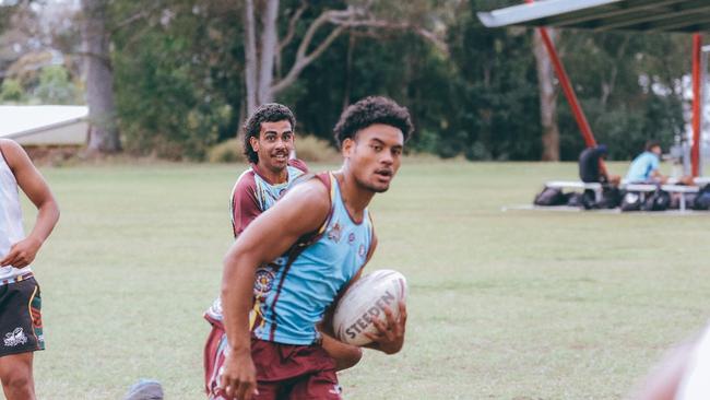 Joseph Tupuse in action for Keebra Park. Picture: Supplied