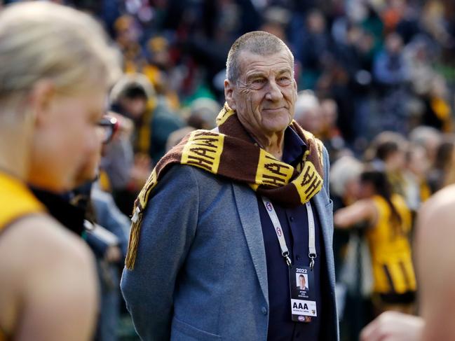 Jeff Kennett, President of the Hawthorn Football Club. (Photo by Dylan Burns/AFL Photos via Getty Images)