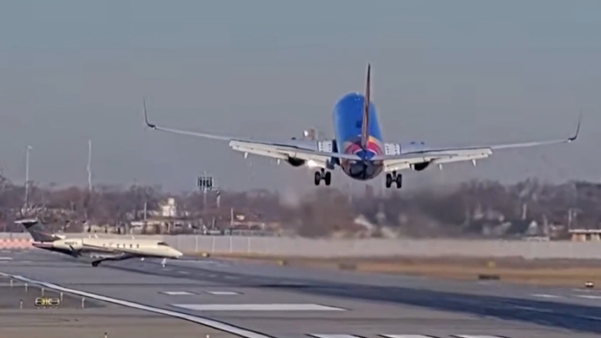 Southwest Airlines plane avoids near collision with private jet in Chicago