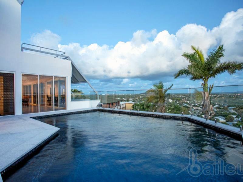 High Street: Residents can see as far as the Islands from this hill top property.