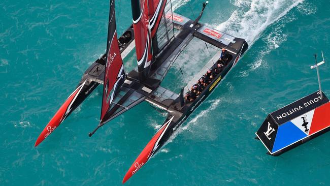 Emirates Team New Zealand are in the box seat in America’s Cup qualifying.