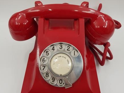 Bakelite rotary telephone