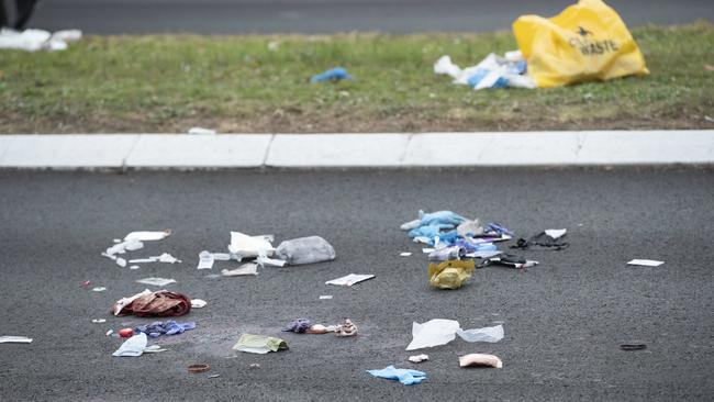 Police were forced to deploy a Taser before taking a man into custody. Picture: Jeremy Piper