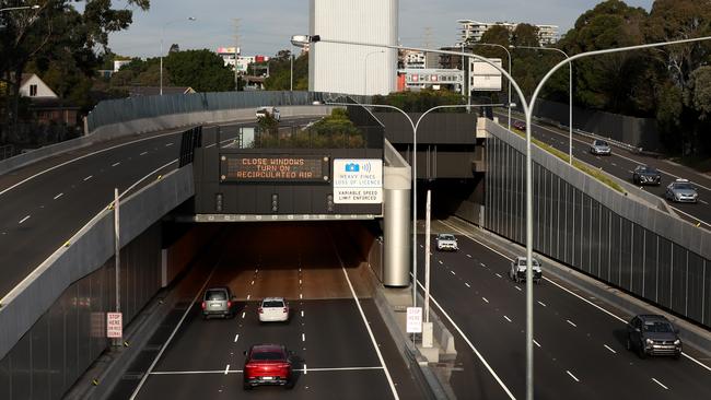 A WestConnex tunnel. Picture: Jonathan Ng