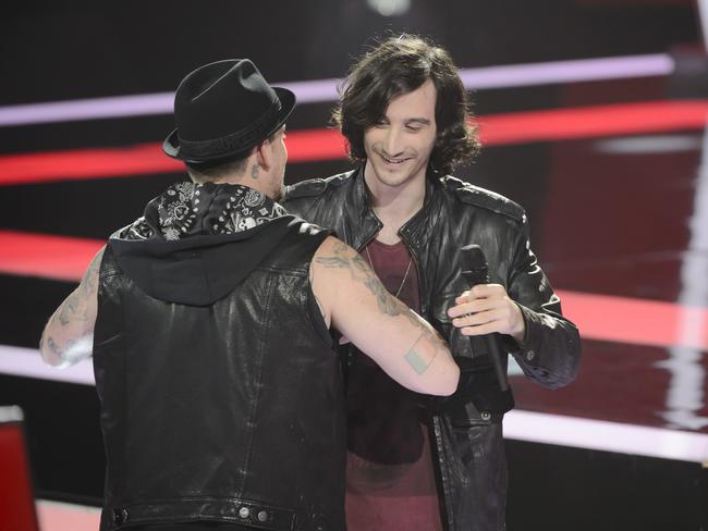 Frank Lakoudis has impressed coach and mentor Joel Madden on The Voice.