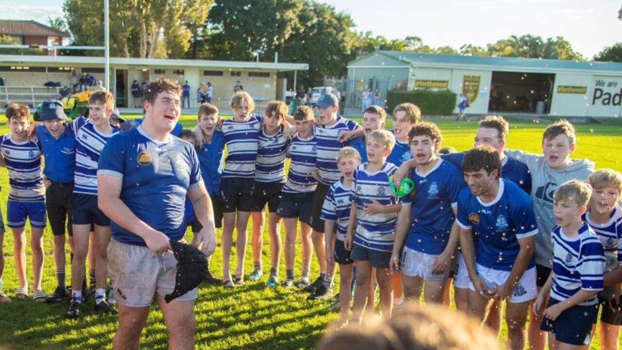 St Edmund's College First XV rugby team.