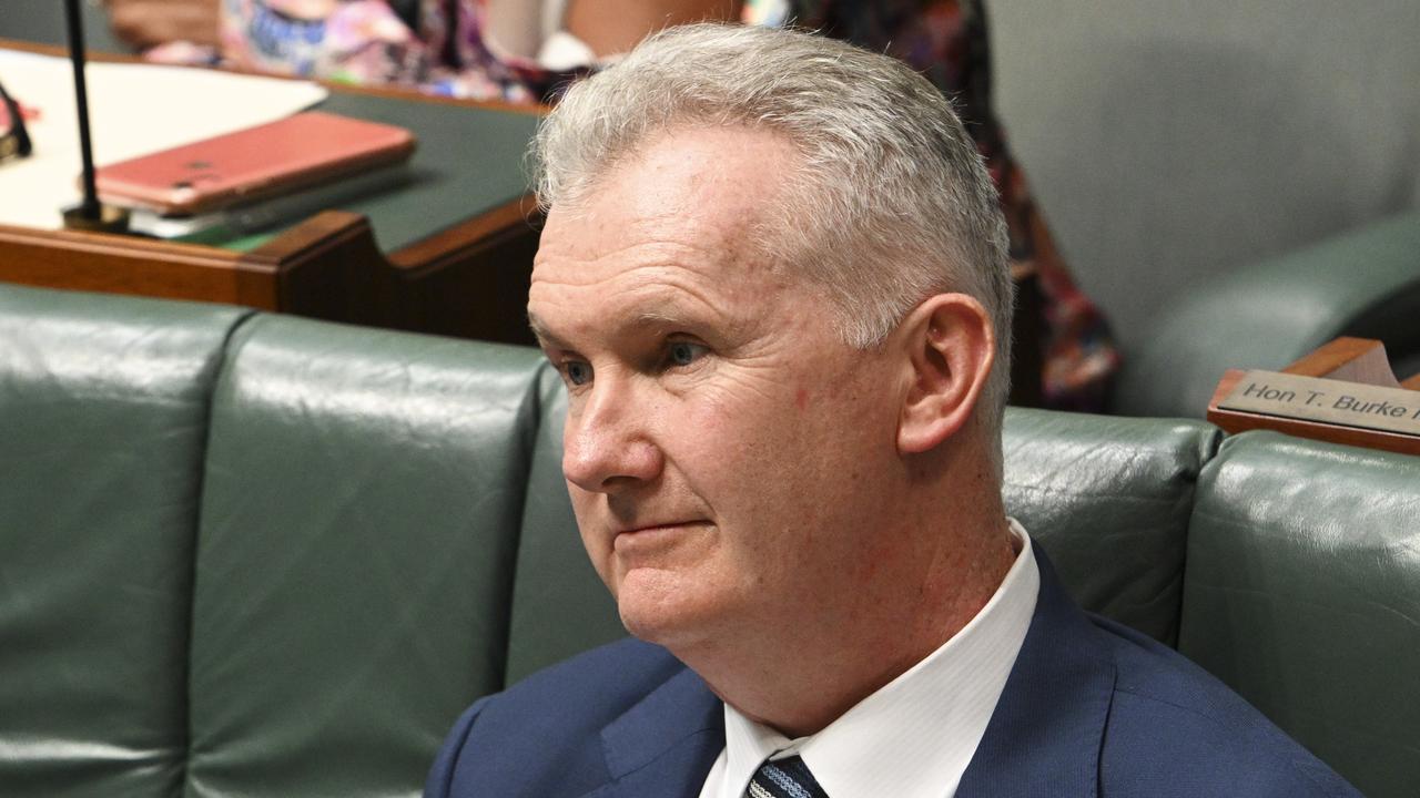 Workplace Relations Minister Tony Burke said the Coalition said he was “stunned” by the Coalition’s move. Picture: NCA NewsWire / Martin Ollman