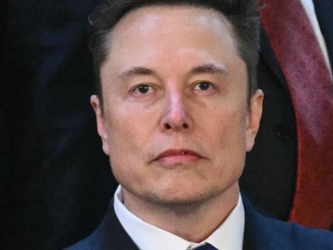 Elon Musk arrives for US President Donald Trump's address to a joint session of Congress in the House Chamber of the US Capitol in Washington, DC, on March 4, 2025. (Photo by SAUL LOEB / AFP)