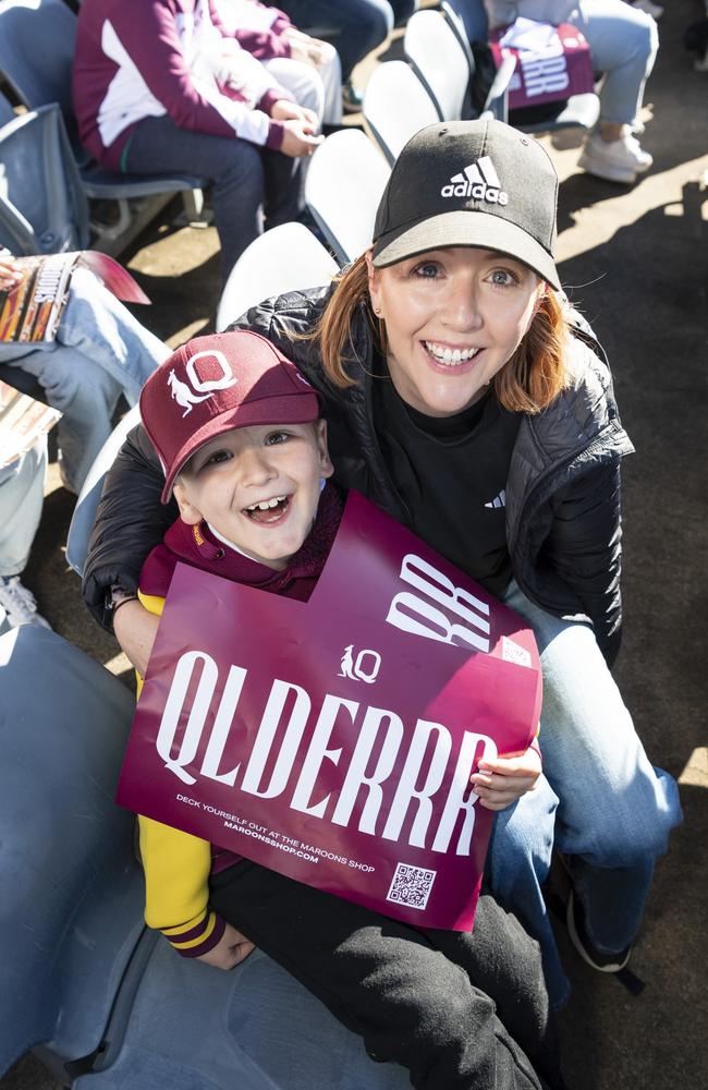 Reuben Brodribb and mum Sarah-Jane Brodribb. Picture: Kevin Farmer