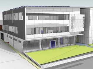 The proposed medical suites and day hospital at 20 Goggs St. Picture: Contributed