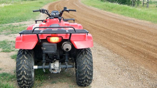 Two men have been taken to hospital after a late night quad bike accident on a private property in the Bundaberg region.