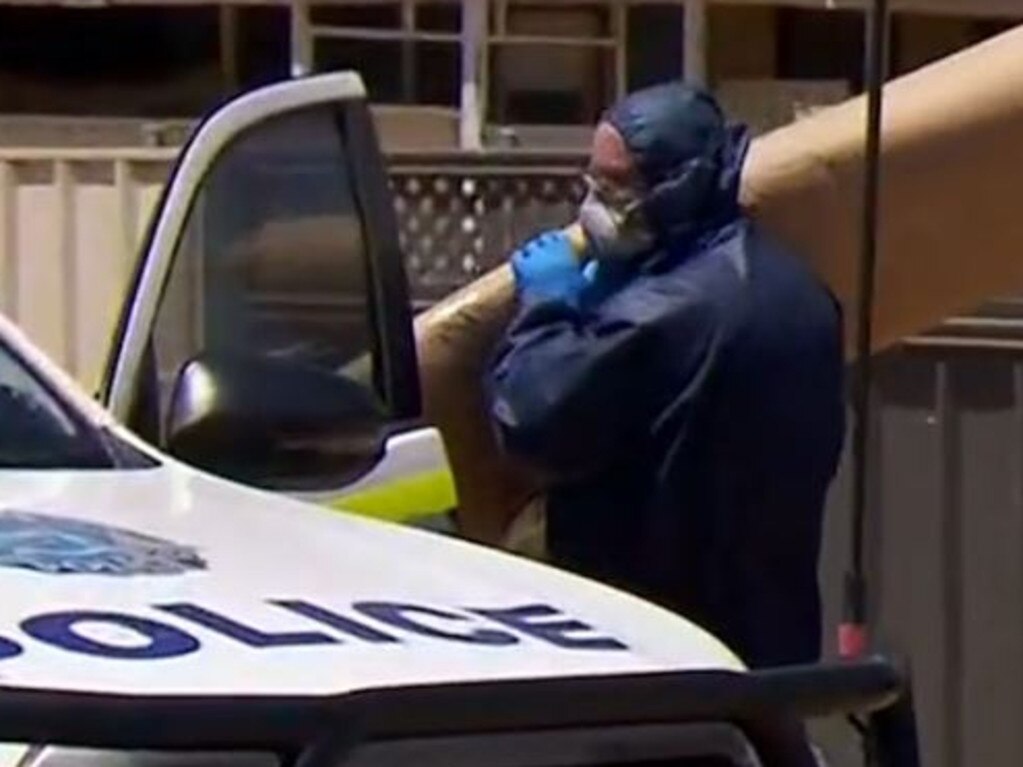 Police removed evidence from the home where Cleo Smith was found. Picture: Nine News