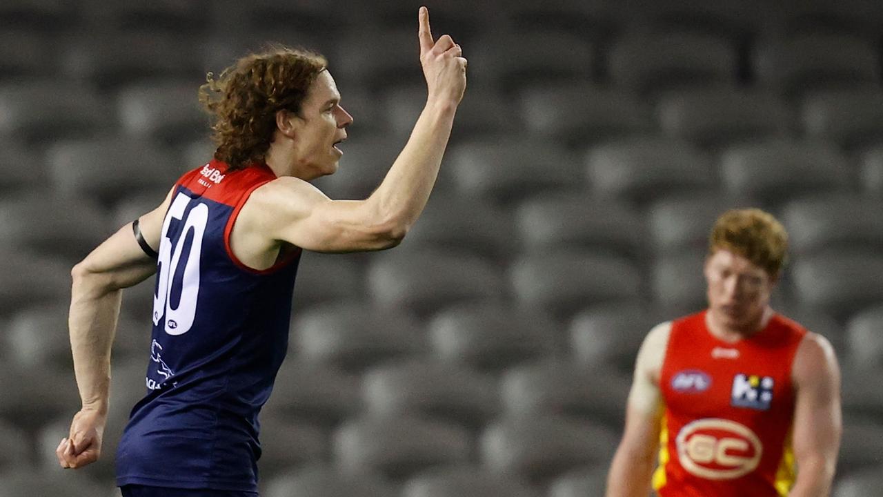 Ben Brown booted a season-high four goals against the Suns (Photo by Michael Willson/AFL Photos via Getty Images)