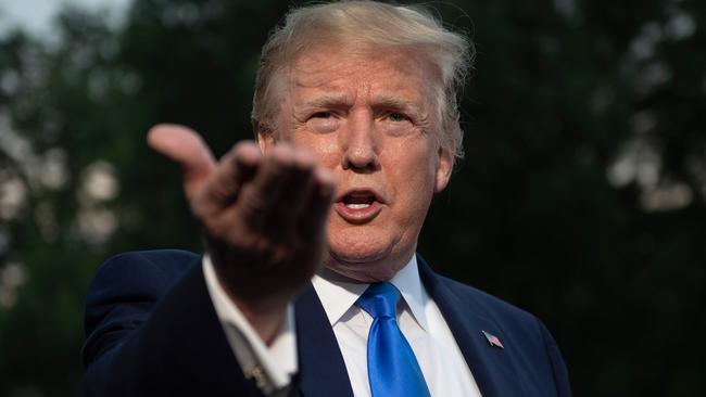 That tariffs were even considered shows how increasingly removed this White House and its president are from a coherent approach to international relations and a commitment to allies, says Cameron Stewart. Picture: Jim Watson/AFP