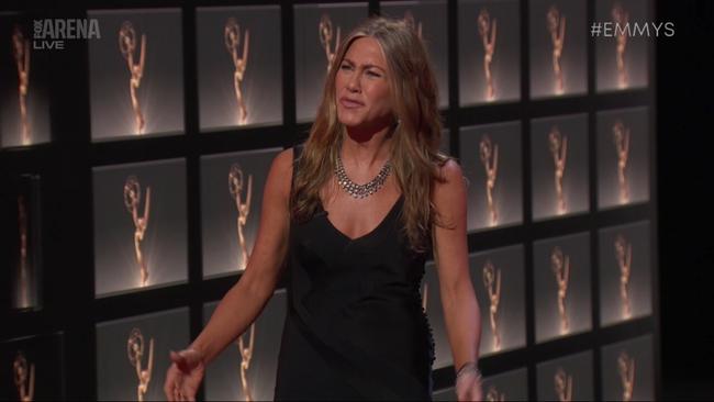 Jennifer Aniston at the Emmys.