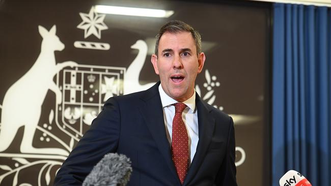 Treasurer Jim Chalmers said the rent assistance would help reduce inflation. Picture: NewsWire / John Gass