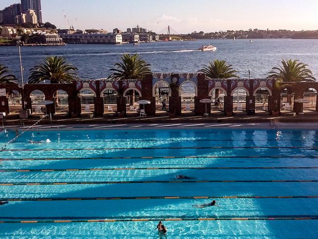 North Sydney Olympic Pool is a renown swimming location.