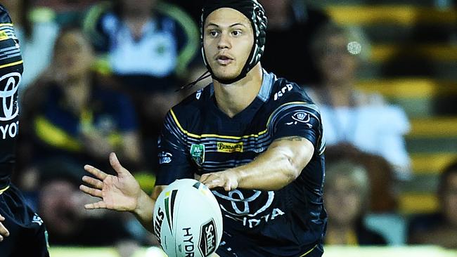 Kalyn Ponga has joined the Cowboys’ lengthy injury list. Picture: Zak Simmonds