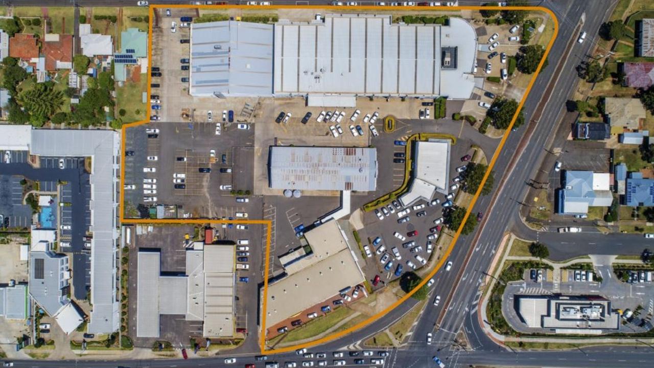 PLANS LODGED: The former Ford dealership site on James Street in Harristown will soon host a range of retail shops, after plans were lodged with the council for a variation request to the site.
