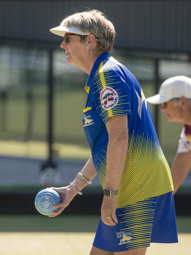 The ladies pairs lawn bowls will be played from 2pm at Broadbeach Bowls Club. Picture: Glenn Campbell