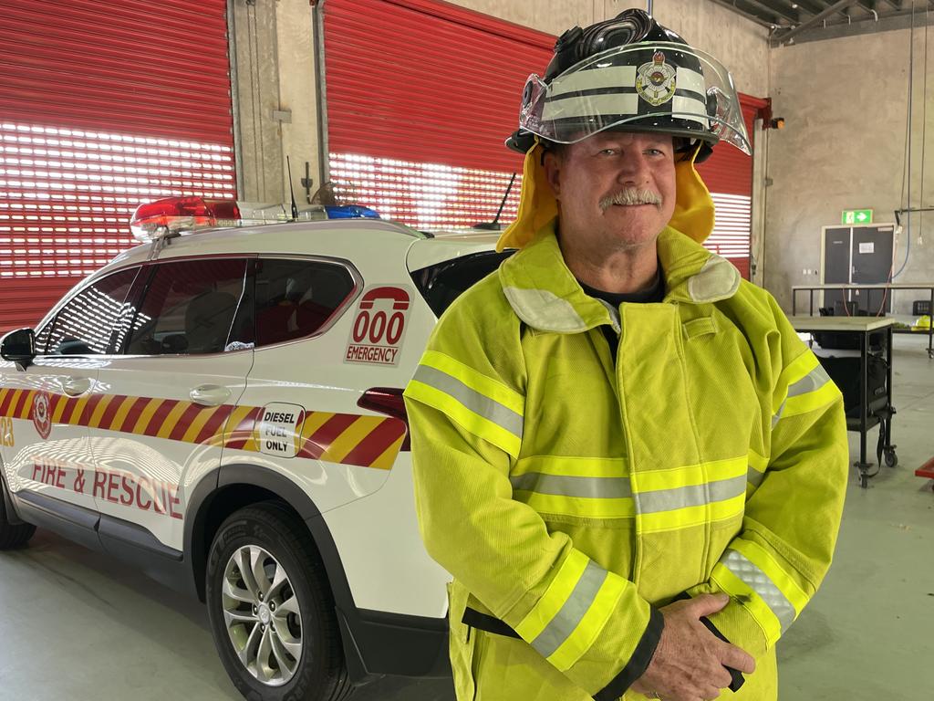 NT Fire and Rescue chief fire officer Mark Spain has been in the firefighting sector for 36 years. Picture: Floss Adams.