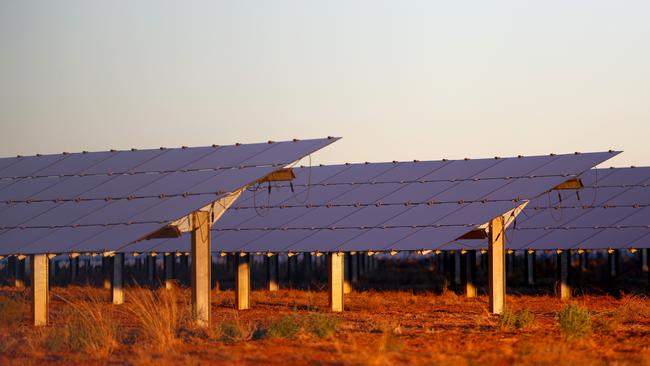 Solar farms have been built across Australia in recent years.