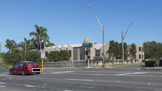 An artist’s impression of the proposed church, from President Ave. Picture: Bayside Council