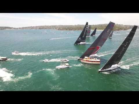 AU NSW:    Drone Shows Moment Supermaxi Yacht Nearly Collides With Patrol Boat   December 13