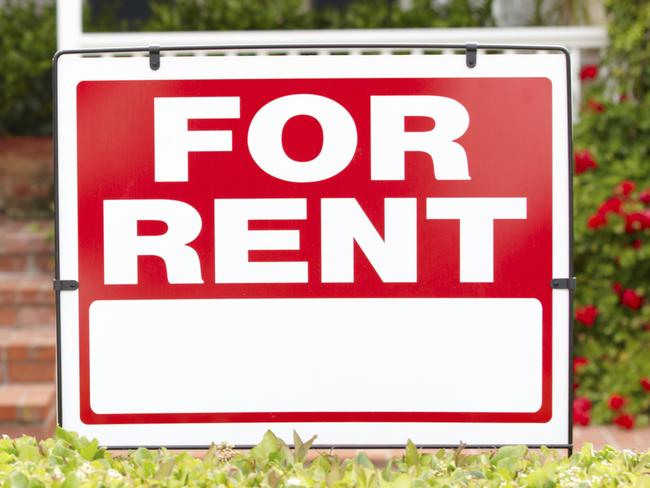 House for rent. To rent sign outside a house. Picture: THINKSTOCK