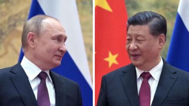 The cosy relationship between China and Russia is continuing to raise eyebrows. Picture: Alexei Druzhinin/Sputnik/AFP