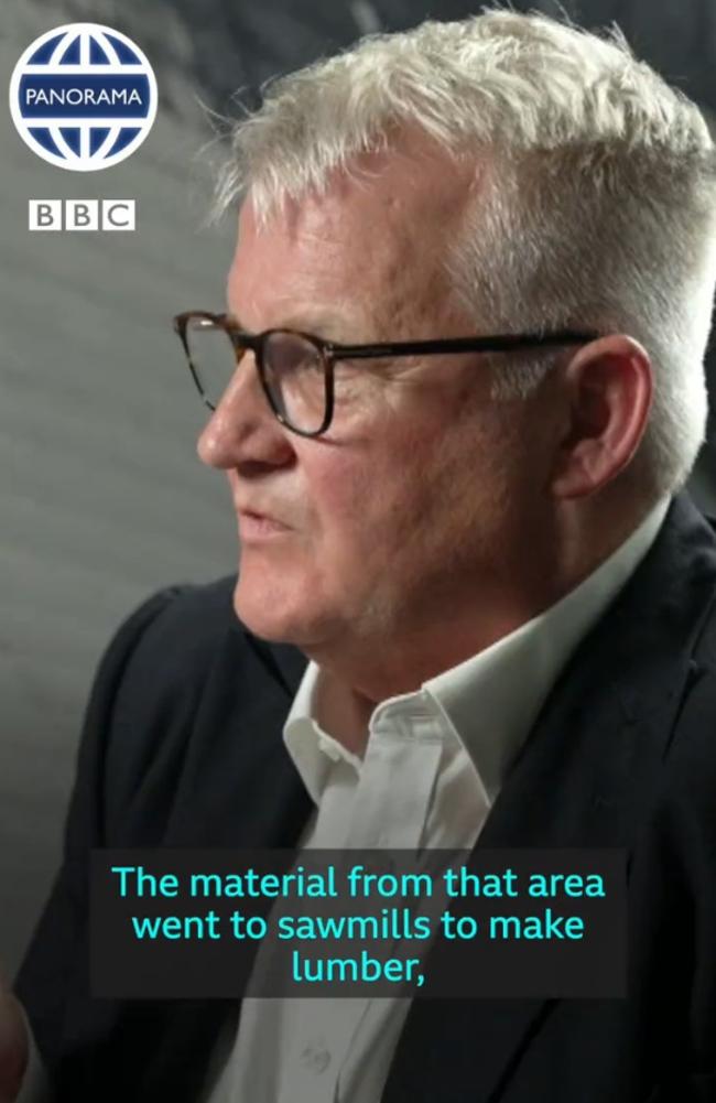 Spokesman Alan Knight said only waste material was used. Source: BBC Panorama