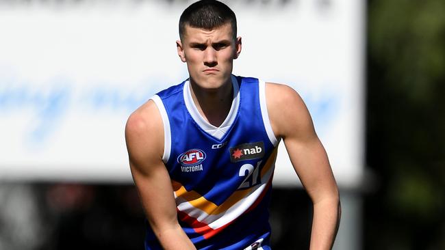 James Ross in action for Eastern Ranges in the NAB League. Picture: Andy Brownbill