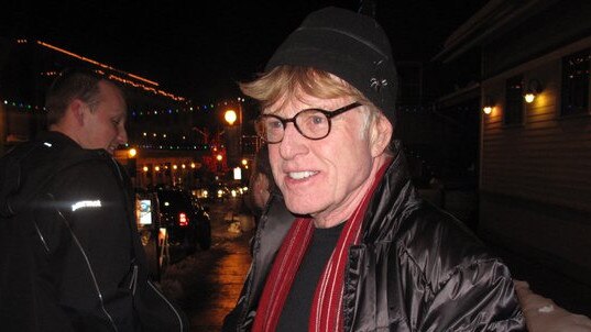 Robert Redford at the 2011 Sundance Film Festival in Park City, Utah.