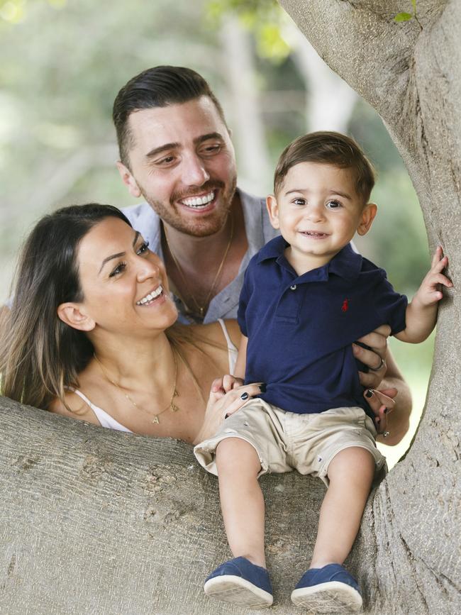 The family raised $17,000 for the Humpty Dumpty Foundation. Picture: Tim Pascoe