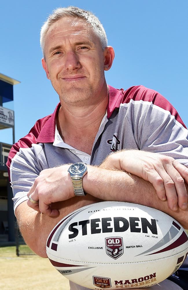 Kawana Dolphins coach Andrew Hinson.