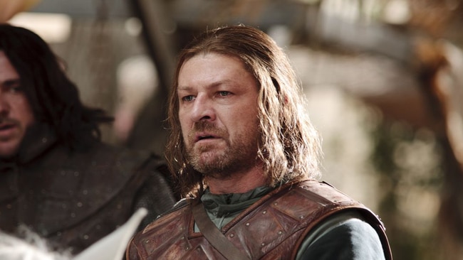 Sean Bean as Ned Stark in Game of Thrones.