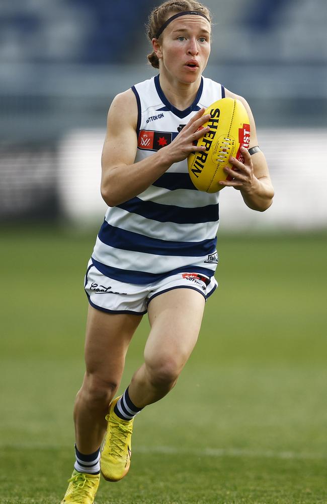 Mikayla Bowen playing for the Cats. (Photo by Daniel Pockett/Getty Images)